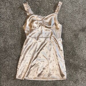 Elegant Satin Mini Dress